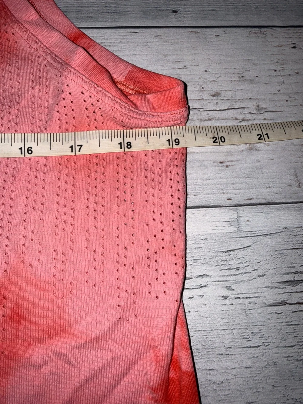 Lululemon Pink Tie-Dye Racerback Crop Tank Top